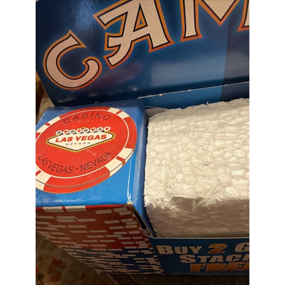 Camel Cigarette 'Buy 2 Get 2 Stacks' Las Vegas Nevada Casino 50 Poker Chips - Picture 5 of 5